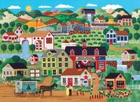 RoseArt Susan Greens Antique Barn - puzzle image