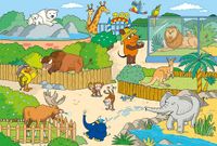 Schmidt At the Zoo - obrázek puzzlí
