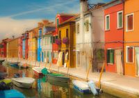 Schmidt Bright Houses on the Island of Burano - puzzle image