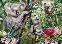 Schmidt Cute Koala Family - obrázek puzzlí