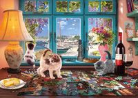 Schmidt Puzzlers Desk - obrázek puzzlí