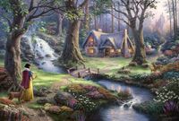 Schmidt Snow White Discovers the Cottage - puzzle image