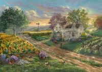 Schmidt Sunflower Fields - puzzle image