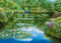 Schmidt Water Lily Pond - obrázek puzzlí