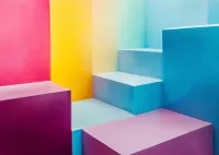 speedpuzzle.eu Gradient Blocks - obrázek puzzlí