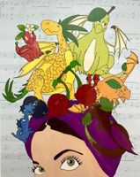 Speedpuzzling.com Dragon Fruit Hat - puzzle image