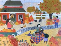 Spin Master Marie's Pumpkin Patch - puzzle image