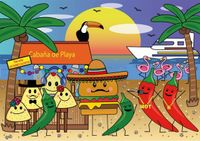 Sunshine Puzzles Cabana de Playa - puzzle image