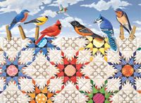 SunsOut Feathered Stars - puzzle image