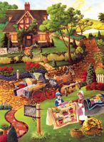 SunsOut Mary's Quilt Country - obrázek puzzlí