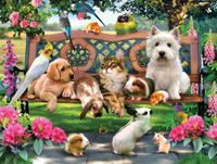 SunsOut Pets In The Park - obrázek puzzlí