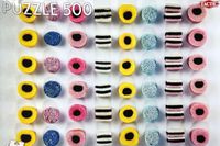 Tactic Liquorice Allsorts in a Row - puzzle image