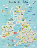 Talking Tables Map of the UK - The British Isles - puzzle image