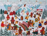 Tim Hortons A Beary Kind Holiday Puzzle - obrázek puzzlí