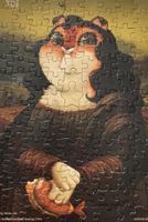 TOI Cat In Art: Mona Lisa - obrázek puzzlí