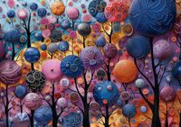 Travel Puzzles Lollipop Grove - obrázek puzzlí