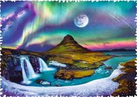 Trefl Crazy Shapes - Aurora over Iceland - obrázek puzzlí
