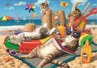 Trefl Feline Holidays - obrázek puzzlí