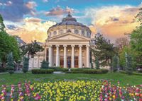 Trefl Gold Edition: Romanian Atheaeum, Bucharest, Romania - puzzle image