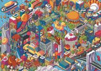 Trefl  Imaginary Cities: New York, USA - obrázek puzzlí