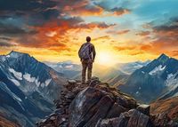 Trefl Mountain Climber at the Peak - obrázek puzzlí
