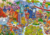 Trefl Puzzle Spy Guy Lost Items: USA - obrázek puzzlí