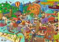 Trefl Spy Guy: Europe - obrázek puzzlí