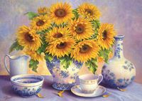 Trefl Sunflowers - obrázek puzzlí