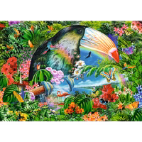 Trefl Spiral puzzle - Tropical Animals - obrázek puzzlí