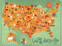 True South Weird & Wacky USA - Puzzlebild
