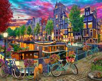 Vermont Christmas Company Amsterdam Canal - obrázek puzzlí