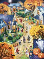 Vermont Christmas Company Halloween Town - obrázek puzzlí