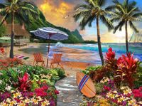 Vermont Christmas Company Hawaiian Life - puzzle image