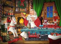 Vermont Christmas Company Santa's Toyworks - puzzle image