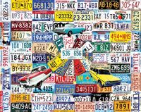 White Mountain State Plates - obrázek puzzlí
