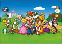Winning Moves Super Mario, Mario and friends - puzzle image
