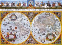 WoodenCity Nova Terrarum Antique Map - obrázek puzzlí