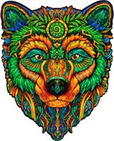 Wooden Puzzle The Wise Bear - puzzle image