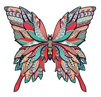 Wooden Puzzle Butterfly - imagen del puzzle