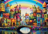 Yazz Rainbow City - obrázek puzzlí
