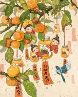 Zhiju Happy Persimmon - obrázek puzzlí