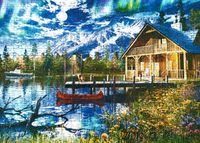 Zoe Moonlight Cabin Retreat - puzzle image