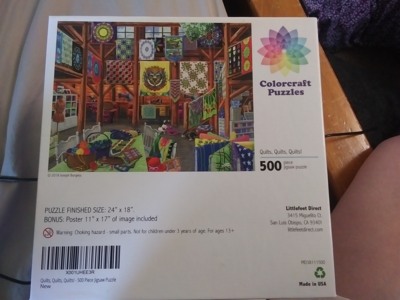 Colorcraft Puzzles Quilts, Quilts, Quilts! - puzzle image
