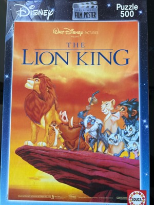 Educa Lion King Film Poster - puzzle image