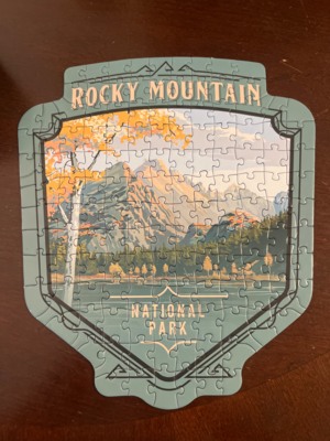 Lantern Press Rocky Mountain national park - obrázek puzzlí