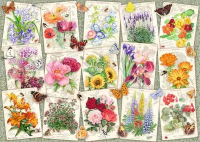Ravensburger Cottage Garden Favourites - obrázek puzzlí