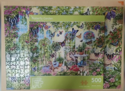 Corner Piece Butterfly Garden - obrázek puzzlí