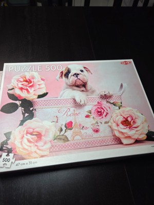 Tactic Puppy and roses - obrázek puzzlí