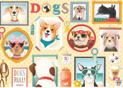 Buffalo Games Dogs Rule - obrázek puzzlí