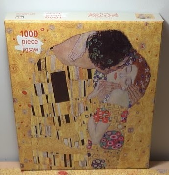 Flame Tree Publishing The Kiss Gustav Klimt - obrázek puzzlí